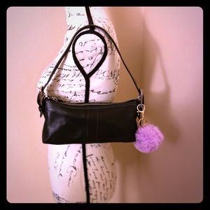 Coach leather shoulder bag and matching Wallet